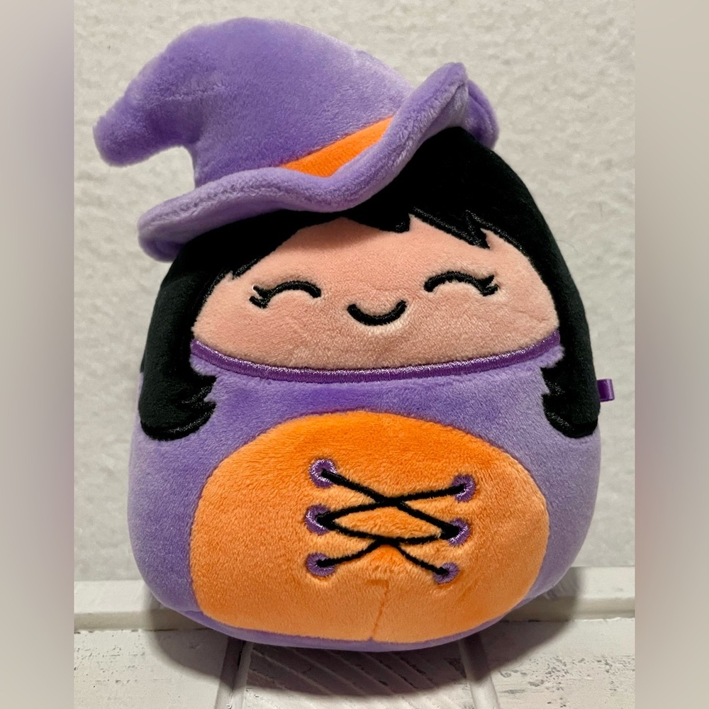 Squishmallows 5” Winnie the Witch Purple Plush Toy Halloween Squad Preowned